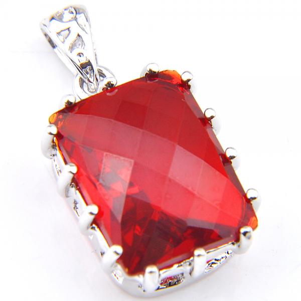Necklace Fire Red Garnet