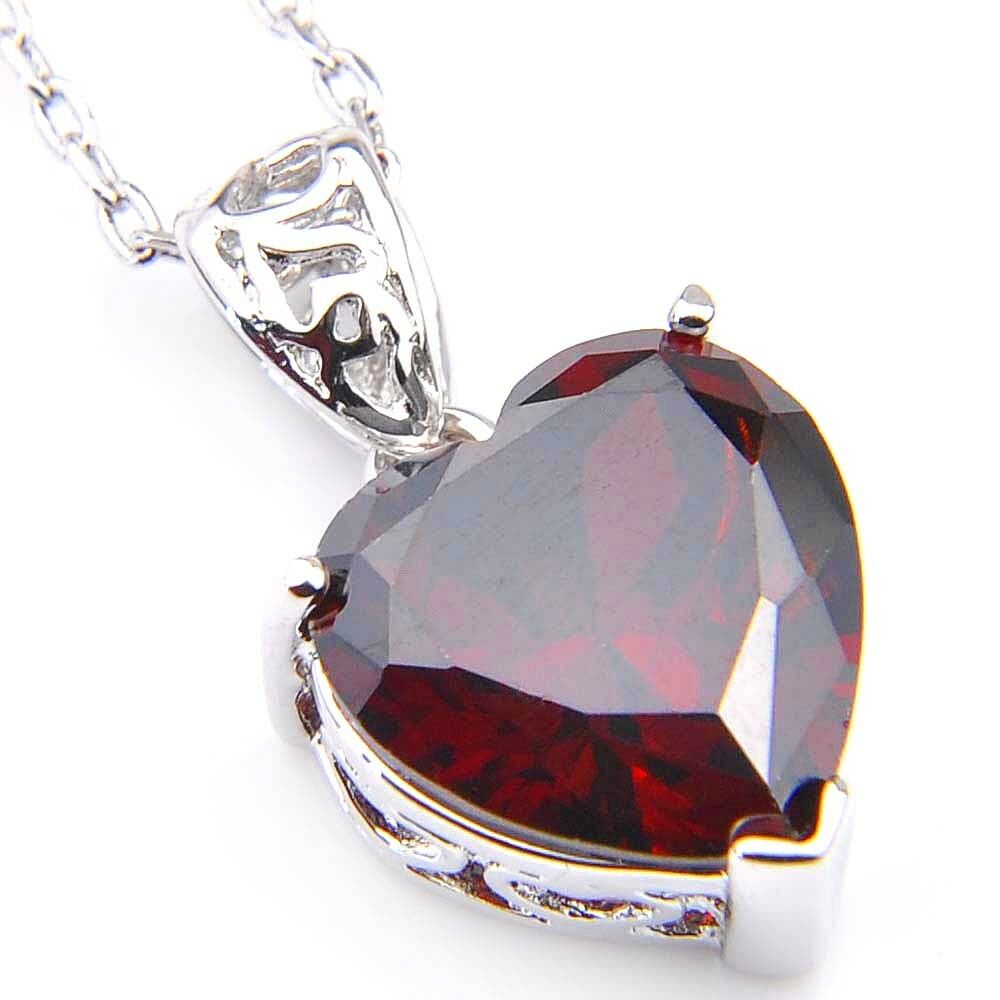 Necklace Red Garnet
